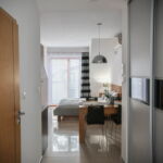 1-Zimmer-Apartment für 3 Personen mit Balkon und Eigner Küche