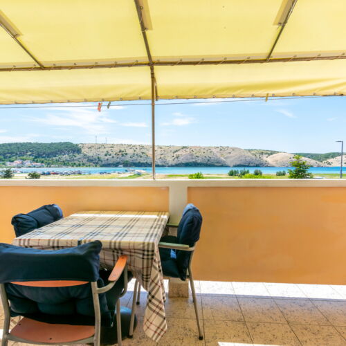 1-Zimmer-Apartment für 3 Personen mit Klimaanlage und Aussicht auf das Meer