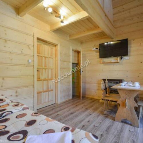Domek drewniany 7-osobowy cały dom z aneksem kuchennym