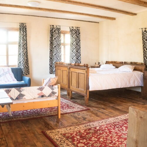 Rezydencja pokój 2-osobowy na parterze z widokiem na miasto z 1 pomieszczeniem sypialnianym