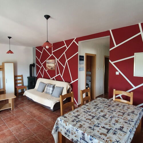 Apartament cu aer condiționat cu vedere spre mare cu 4 camere pentru 7 pers.