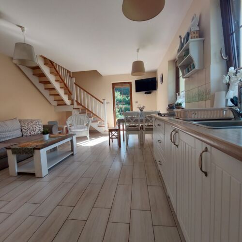 Apartman s balkónem se zahradou pro 7 os. se 3 ložnicemi