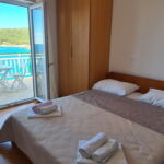 Apartament 3-osobowy z klimatyzacją z widokiem na morze z 1 pomieszczeniem sypialnianym (możliwa dostawka)