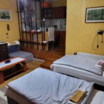 Garden View Upstairs 1-Room Apartment for 4 Persons (extra bed available)