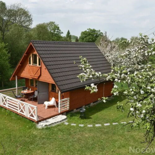 Domek drewniany 6-osobowy cały dom z dostępem do ogrodu