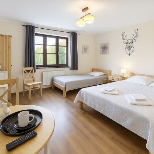 Mountain View Quadruple Room with Garden