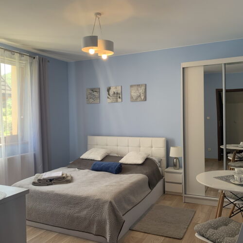 Camera dubla cu baie cu grădină