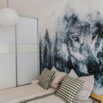 Hegyekre néző zuhanyzós 4 fős apartman 1 hálótérrel
