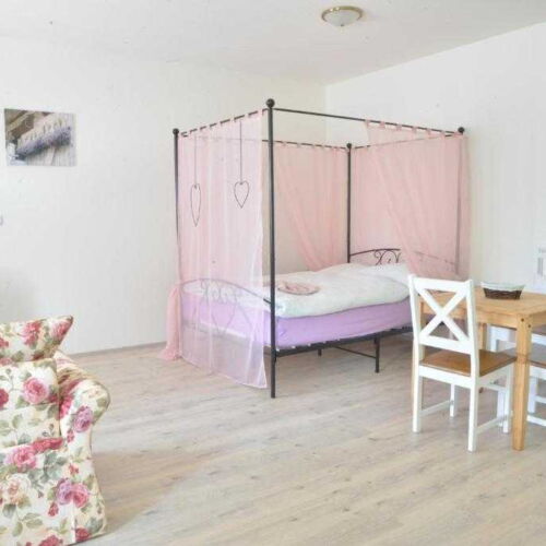 Apartman se sprchou s vlastní kuchyňkou s manželskou postelí s 1 ložnicí