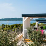 Ferienhaus mit Klimaanlage und Aussicht auf das Meer
