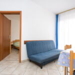 Erdgeschosses 2-Zimmer-Apartment für 3 Personen mit Klimaanlage