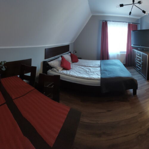 Apartament 4-osobowy z łazienką z widokiem na góry z 2 pomieszczeniami sypialnianymi