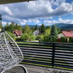 Apartament 4-osobowy na piętrze z widokiem na góry z 2 pomieszczeniami sypialnianymi