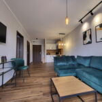 Apartament 4-osobowy na parterze z widokiem na góry z 2 pomieszczeniami sypialnianymi