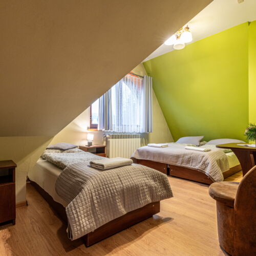 Pokoj pro 4 os. s výhledem na hory 