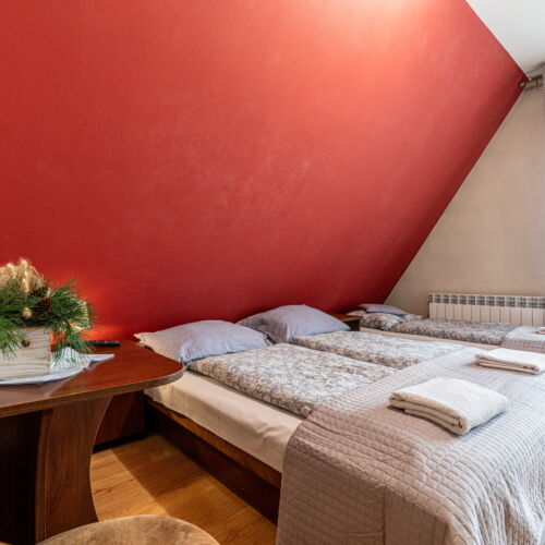 Pokoj s balkónem pro 4 os. s výhledem na hory