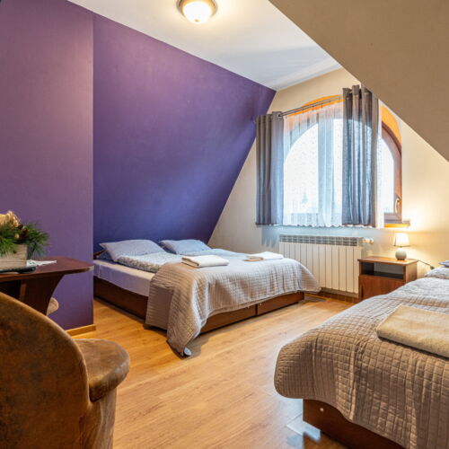 Pokoj pro 4 os. s výhledem na hory 