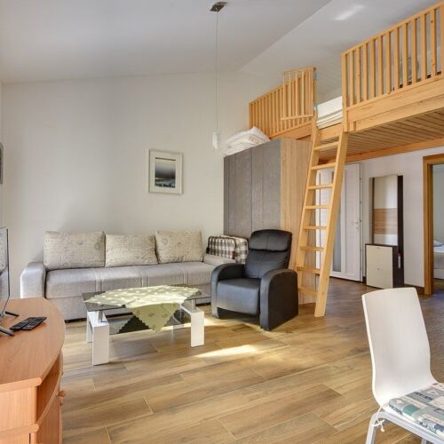 Domek całoroczny 6-osobowy z klimatyzacją z widokiem na morze