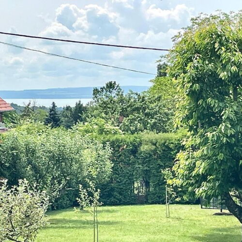 Panorama Ferienhaus mit Panorama auf den See