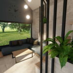 Design Apartment für 2 Personen mit Dusche (Zusatzbett möglich)