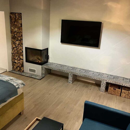 Apartman se sprchou s vlastní kuchyňkou pro 2 os. (s možností přistýlky)