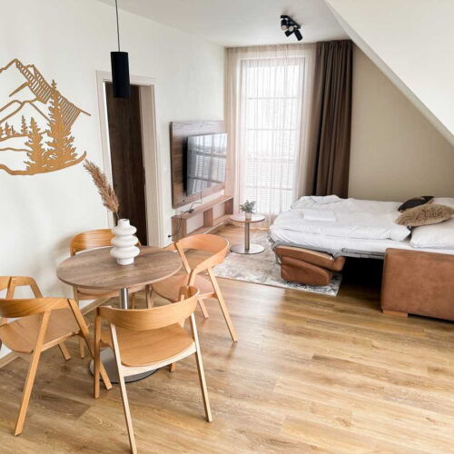 Apartman se sprchou s vlastní kuchyňkou pro 2 os. (s možností přistýlky)