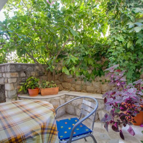 Apartament 3-osobowy z klimatyzacją na parterze z 1 pomieszczeniem sypialnianym