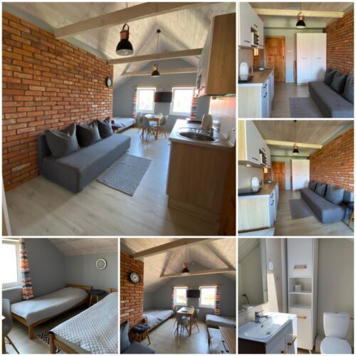 Apartament 6-osobowy z balkonem z aneksem kuchennym z 1 pomieszczeniem sypialnianym