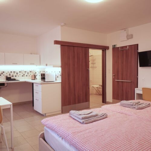 Apartament 2-osobowy Komfort udogodnienia dla niepełnosprawnych z 1 pomieszczeniem sypialnianym