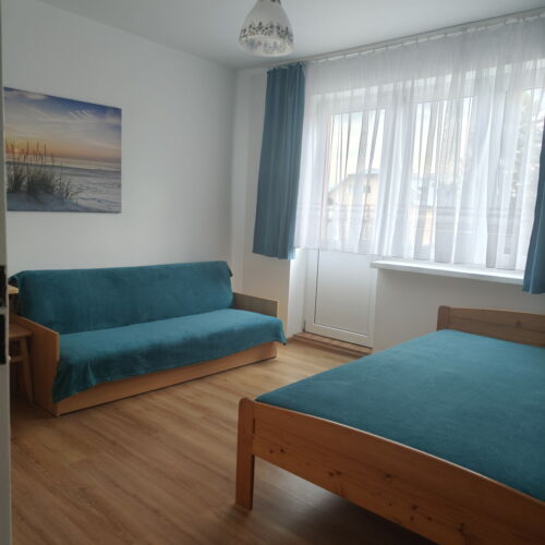 Pokój 4-osobowy z balkonem tV z płaskim ekranem