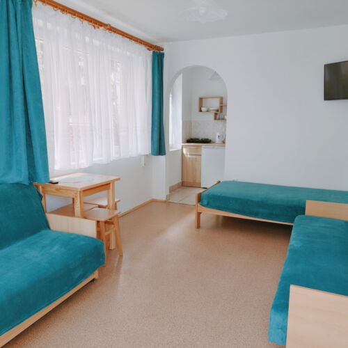 Pokój 5-osobowy z prysznicem z aneksem kuchennym