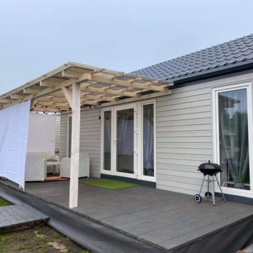 Domek drewniany 4-osobowy cały dom z tarasem