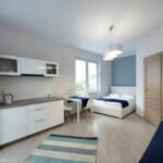 1-Zimmer-Apartment für 4 Personen mit Balkon und Eigner Küche