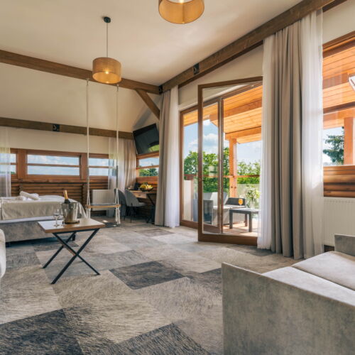 Pokój 5-osobowy Exclusive z widokiem na jezioro