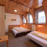 Dvoulůžkový pokoj s manželskou postelí a přistýlkou