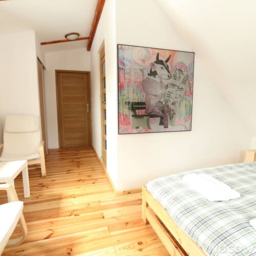 Pokój 2-osobowy z dostępem do ogrodu z widokiem na góry