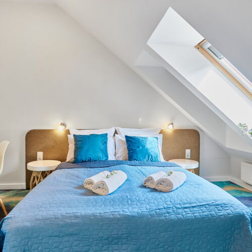 Apartament 6-osobowy na poddaszu Vip z 3 pomieszczeniami sypialnianymi