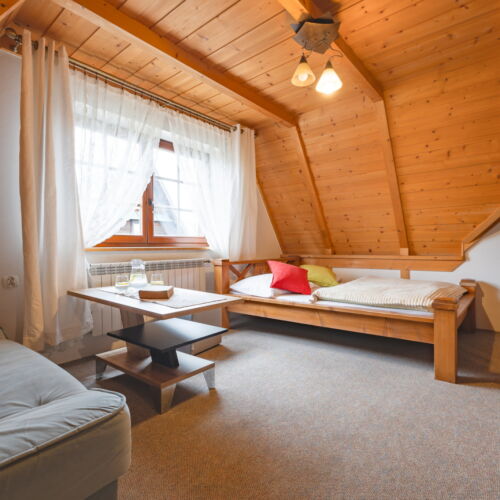Mansard 2-Room Apartment for 4 Persons