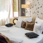 Deluxe Pokoj s terasou s manželskou postelí (s možností přistýlky)