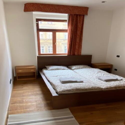 Apartament cu duș cu chicinetă proprie cu 1 camera pentru 2 pers.