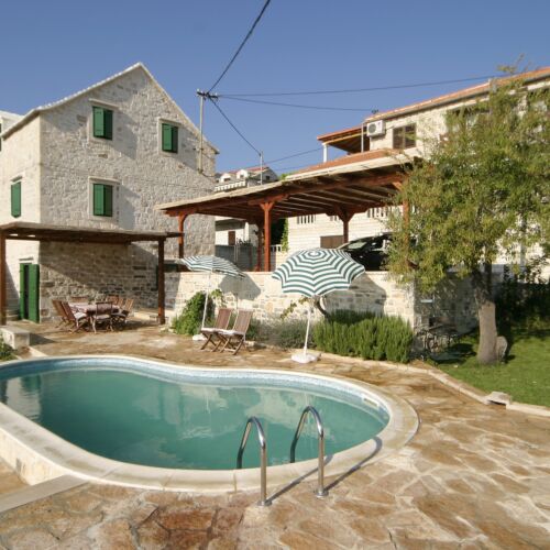 Apartament cu aer condiționat cu vedere spre mare cu 3 camere pentru 6 pers. K-3101