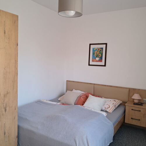 Camera dubla cu duș cu grădină