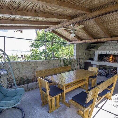 Apartament cu aer condiționat cu terasă cu 1 camera pentru 2 pers. AS-20594-a