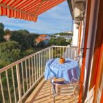 Apartament cu aer condiționat cu vedere spre mare cu 1 camera pentru 2 pers. AS-20800-a