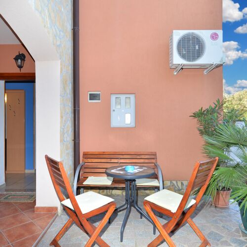 Apartament 2-osobowy z klimatyzacją z tarasem z 1 pomieszczeniem sypialnianym A-20816-a