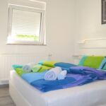 Apartman s klimatizací s manželskou postelí s 1 ložnicí s výhledem na moře A-21491-c
