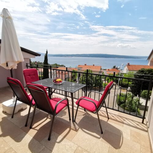 Pogled na more Klimatiziran apartman za 4 osoba(e) sa 1 spavaće(om) sobe(om) A-22283-b