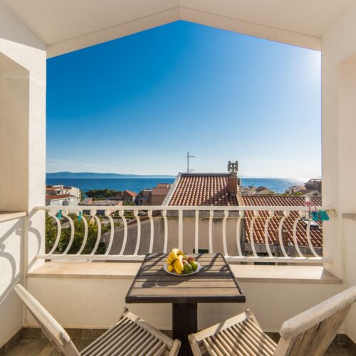 Pogled na more Klimatiziran apartman za 2 osoba(e) sa 1 spavaće(om) sobe(om) AS-22384-a