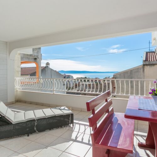 Pogled na more Klimatiziran apartman za 4 osoba(e) sa 2 spavaće(om) sobe(om) A-22384-b