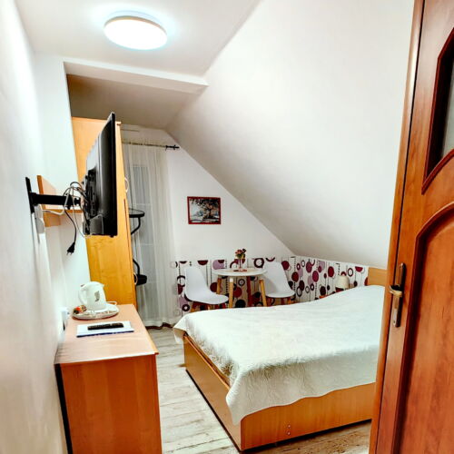 Pokój 2-osobowy z łazienką z widokiem na ogród